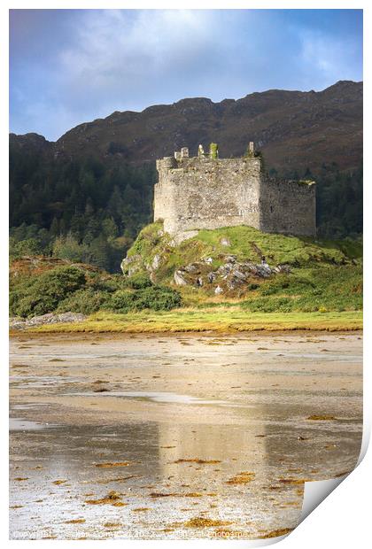 Castle Tioram Print by Simon Connellan