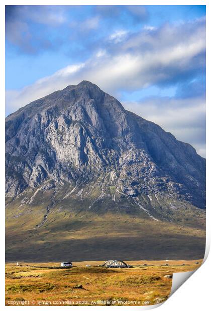 Glencoe and Etive Print by Simon Connellan