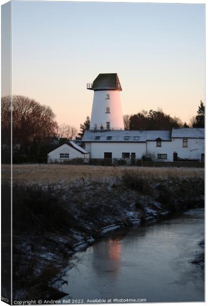 Pilling Mill sunset Canvas Print by Andrew Bell