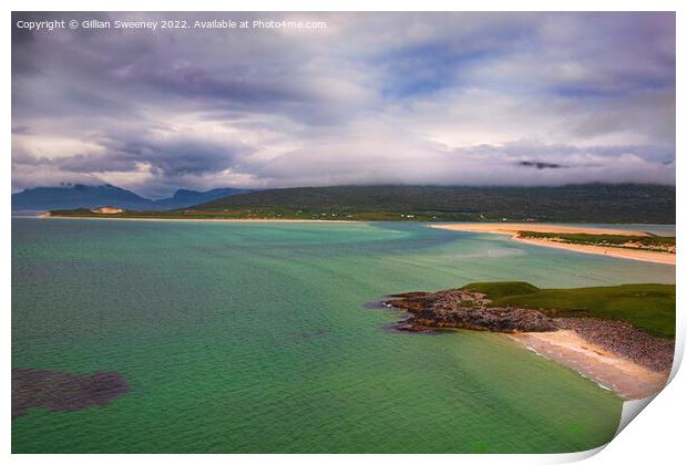 Seilebost Beach, Isle of Harris, Scotland Print by Gillian Sweeney