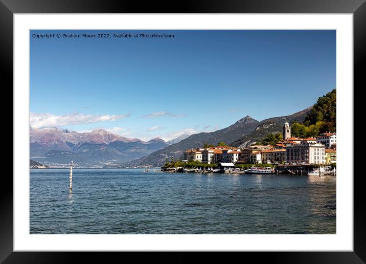 Bellagio sunny day Framed Mounted Print by Graham Moore
