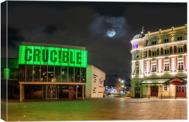 The Crucible and Lyceum Theatres Canvas Print by Apollo Aerial Photography