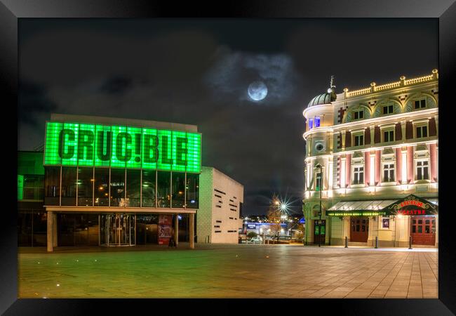 The Crucible and Lyceum Theatres Framed Print by Apollo Aerial Photography
