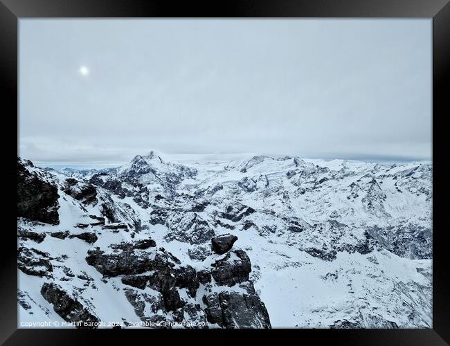 Look from Mount Titlis  Framed Print by Martin Baroch