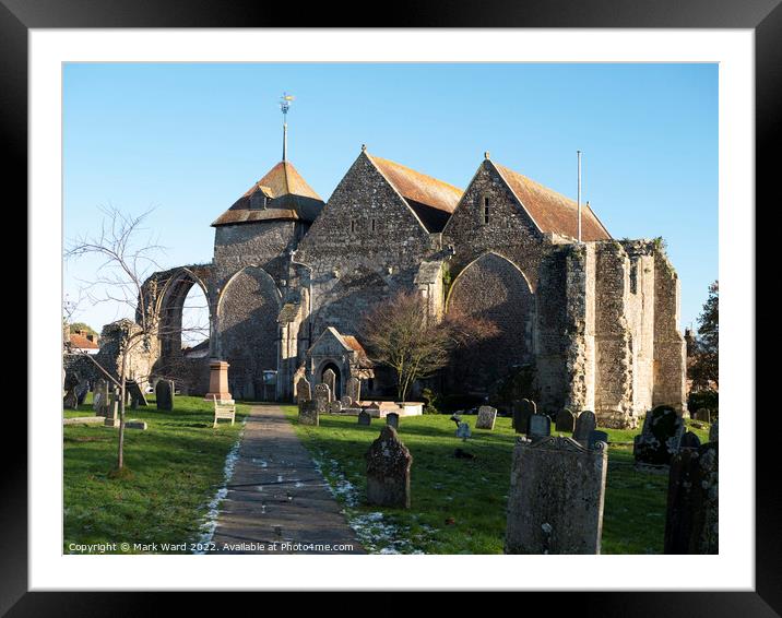 St Thomas' Church of Winchelsea. Framed Mounted Print by Mark Ward