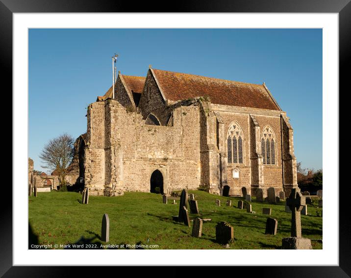 The Church of St Thomas in Winchelsea. Framed Mounted Print by Mark Ward