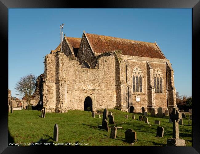 The Church of St Thomas in Winchelsea. Framed Print by Mark Ward
