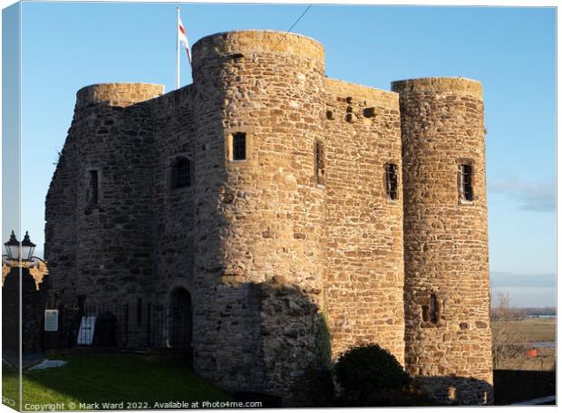 Rye Castle in East Sussex Canvas Print by Mark Ward