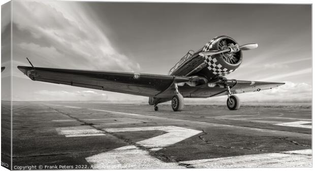 north american t6 Canvas Print by Frank Peters