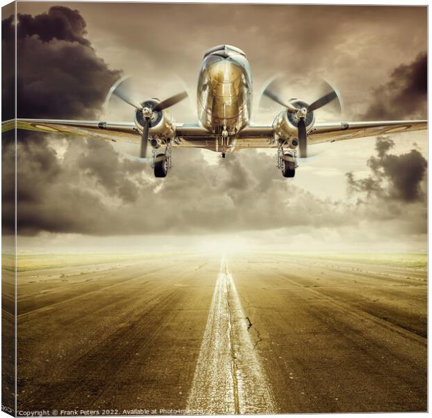 take off Canvas Print by Frank Peters