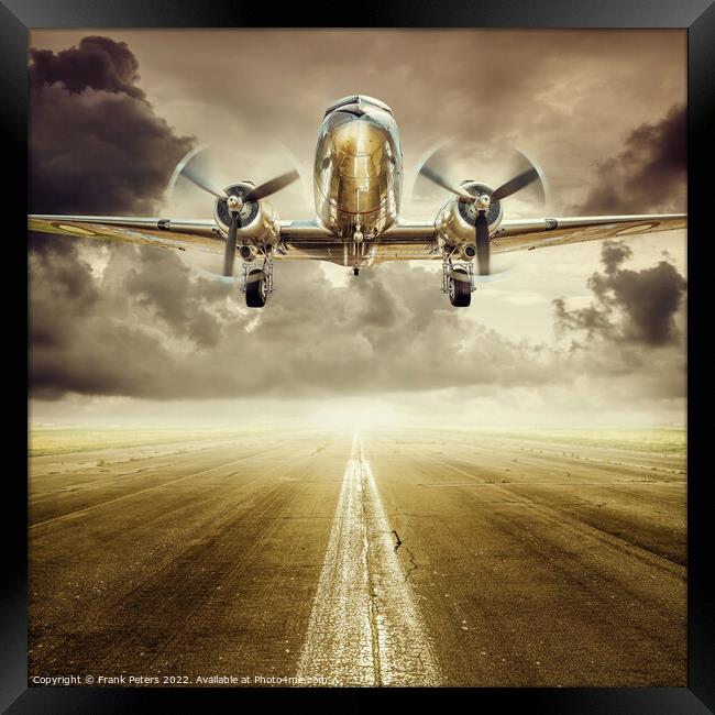take off Framed Print by Frank Peters