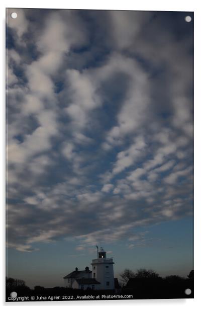 Cromer Lighthouse Acrylic by Juha Agren