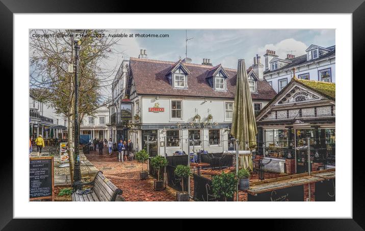 The Pantiles Framed Mounted Print by Peter F Hunt