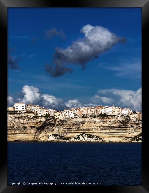 The Cliffs of Bonifacio Framed Print by DiFigiano Photography