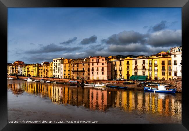 Bosa Waterfront Framed Print by DiFigiano Photography