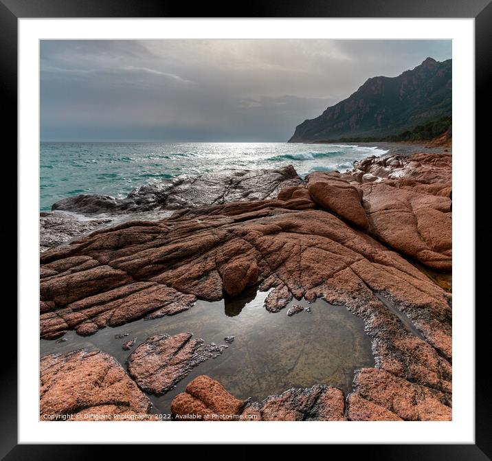 Spiaggia di Coccorocci Framed Mounted Print by DiFigiano Photography