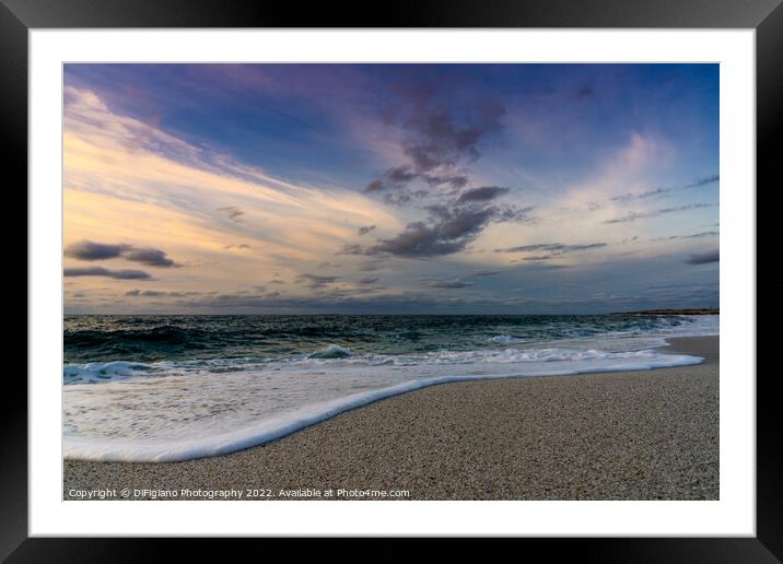 Maimoni Beach Framed Mounted Print by DiFigiano Photography