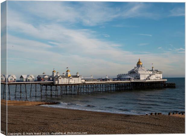 Eastbourne Pier in December Canvas Print by Mark Ward