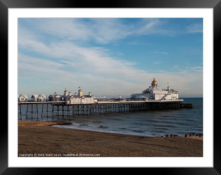 Eastbourne Pier in December Framed Mounted Print by Mark Ward