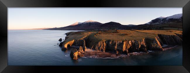 Trefor Sea Stacks llyn Peninsula Wales Framed Print by Sonny Ryse