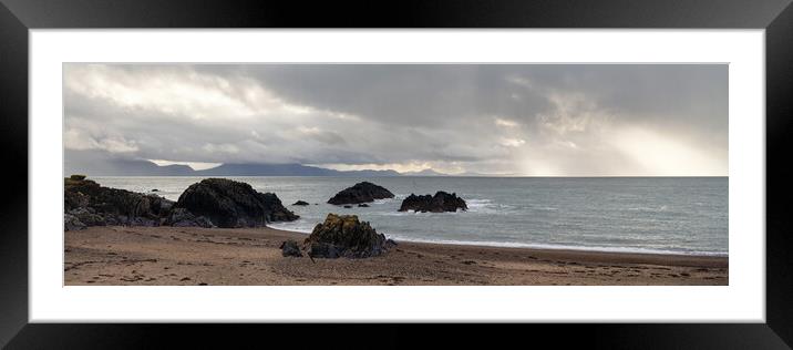 Traeth Llanddwyn Beach Anglesey Wales Framed Mounted Print by Sonny Ryse