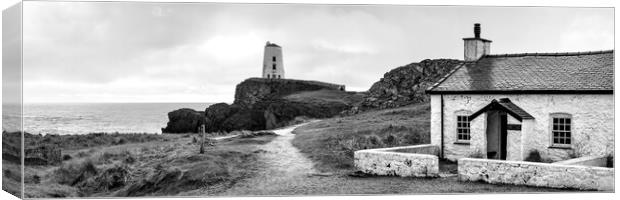 Twr Mawr Lighthouse Ynys Llanddwyn Island Wales Canvas Print by Sonny Ryse