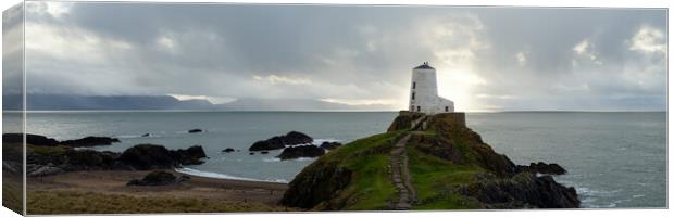 Twr Mawr Lighthouse Ynys Llanddwyn Island Wales Canvas Print by Sonny Ryse