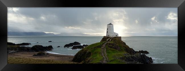 Twr Mawr Lighthouse Ynys Llanddwyn Island Wales Framed Print by Sonny Ryse