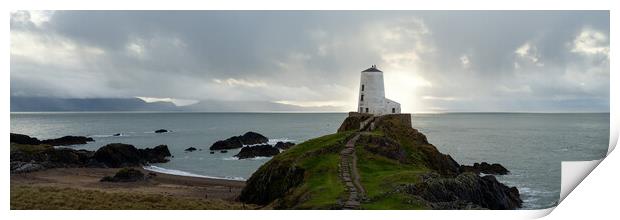 Twr Mawr Lighthouse Ynys Llanddwyn Island Wales Print by Sonny Ryse
