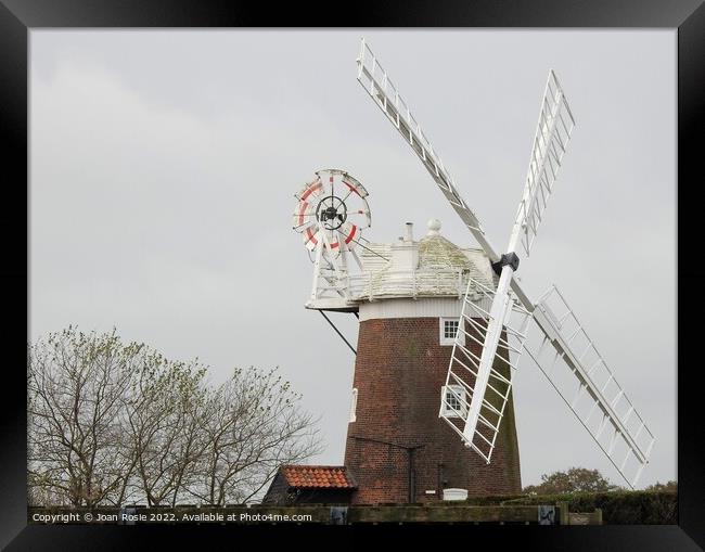 Windmill at Cley-next-the Sea Framed Print by Joan Rosie