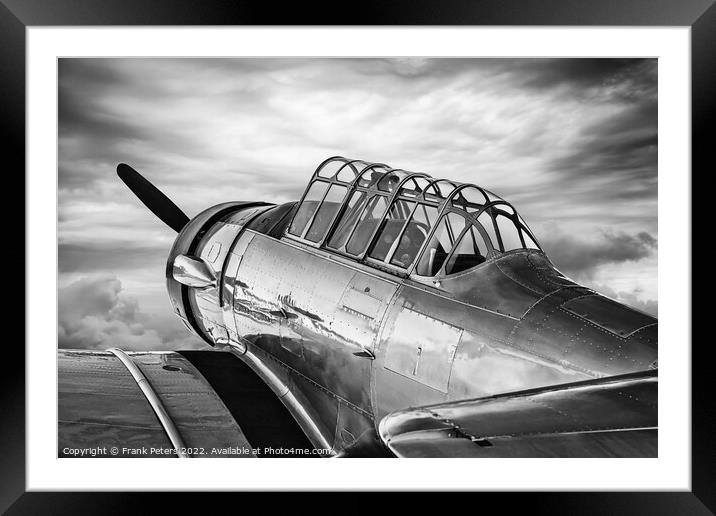 warbird Framed Mounted Print by Frank Peters