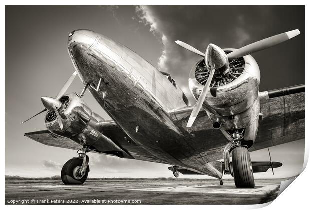 lockheed electra junior Print by Frank Peters