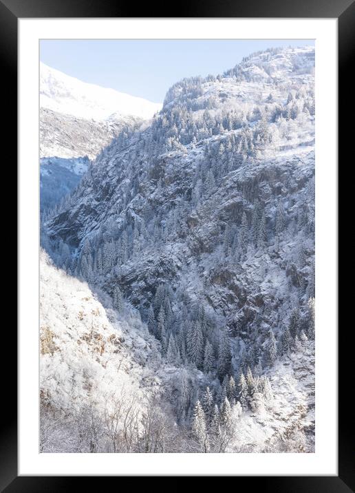Alpe d'Huez Framed Mounted Print by Graham Custance