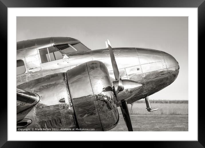 aircraft Framed Mounted Print by Frank Peters