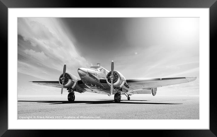 airlane Framed Mounted Print by Frank Peters