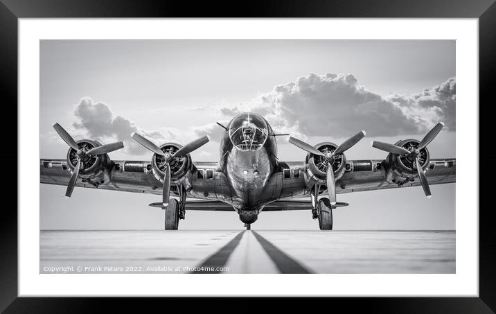 bomber Framed Mounted Print by Frank Peters