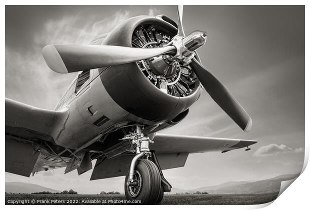 propeller of a trojan t28 Print by Frank Peters