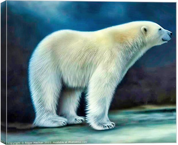 Arctic Ruler Canvas Print by Roger Mechan