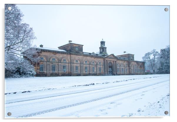 The Stable Block Acrylic by Apollo Aerial Photography