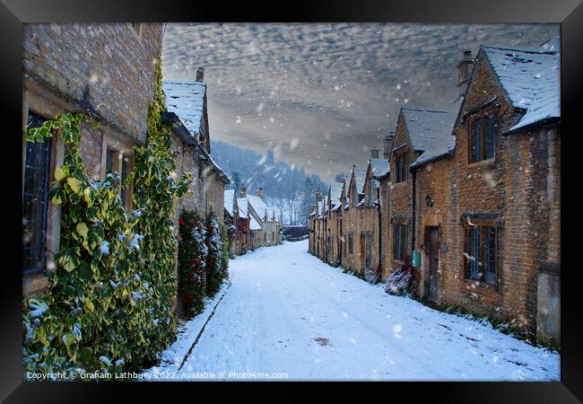 Castle Combe, Cotswolds Framed Print by Graham Lathbury