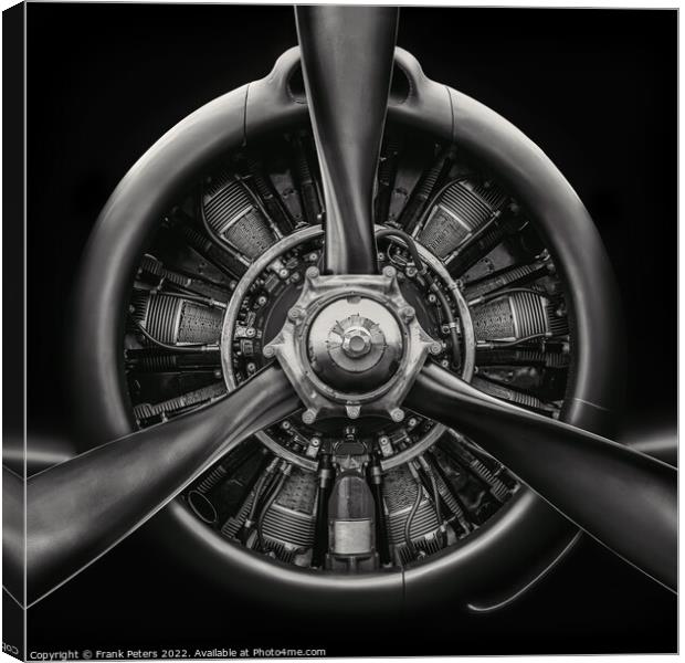 propeller Canvas Print by Frank Peters
