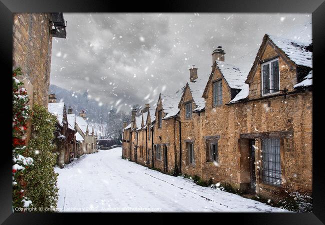 Castle Combe, Cotswolds Framed Print by Graham Lathbury