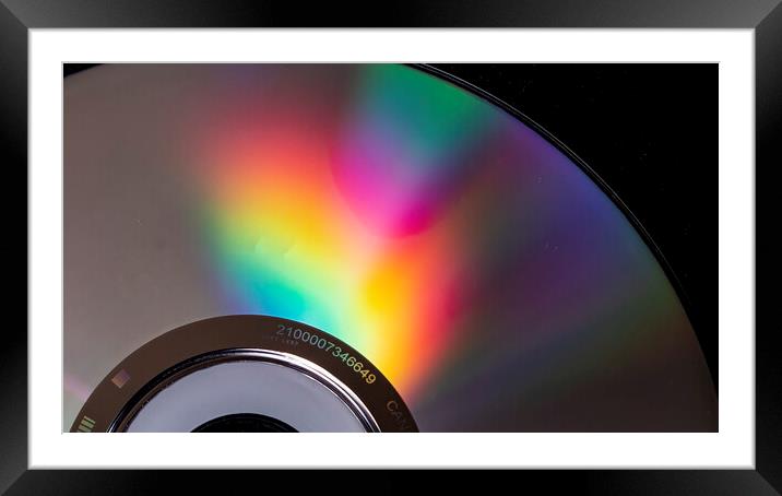 DVD Rainbow Framed Mounted Print by Glen Allen