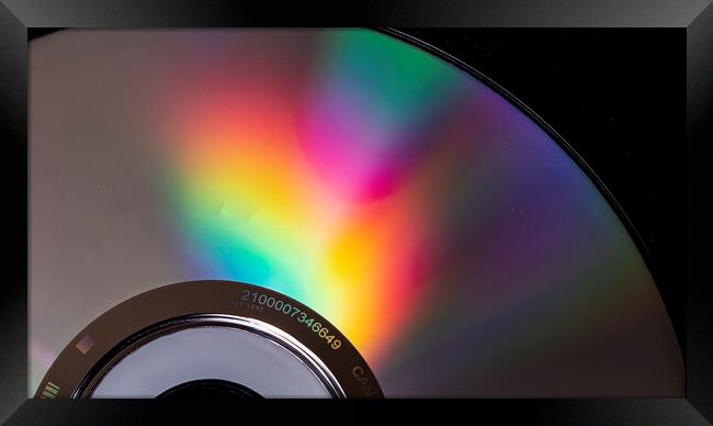 DVD Rainbow Framed Print by Glen Allen