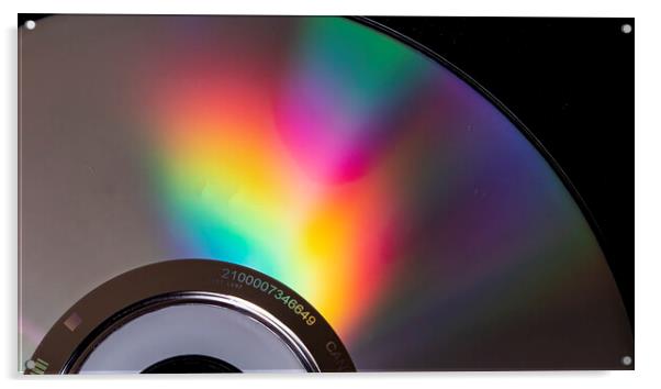 DVD Rainbow Acrylic by Glen Allen