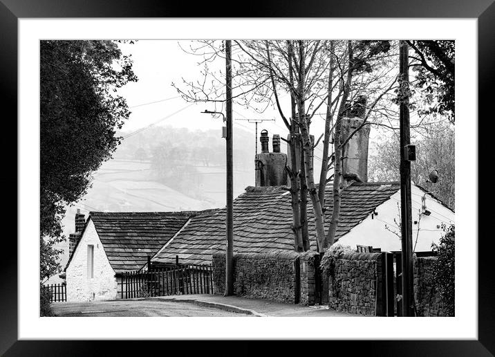 Scenes of Yorkshire 08 - Mono Framed Mounted Print by Glen Allen