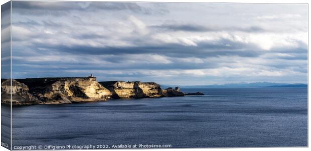 The Strait of Bonifacio Canvas Print by DiFigiano Photography