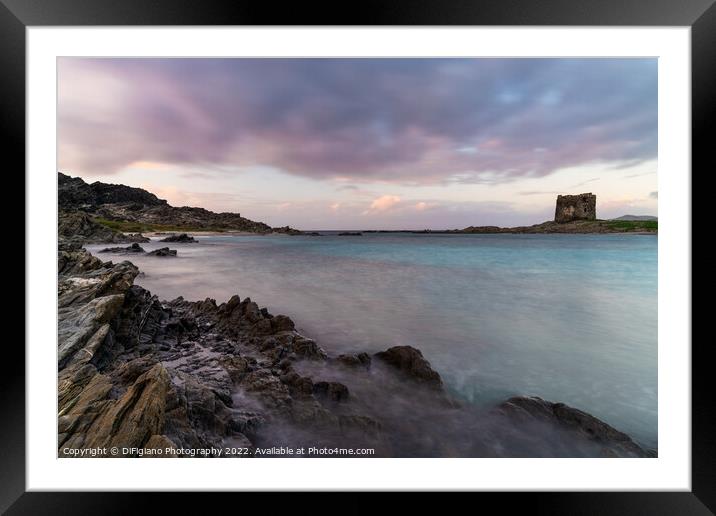 Capo Falcone Framed Mounted Print by DiFigiano Photography