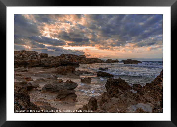 Spiaggia di Maimoni Framed Mounted Print by DiFigiano Photography