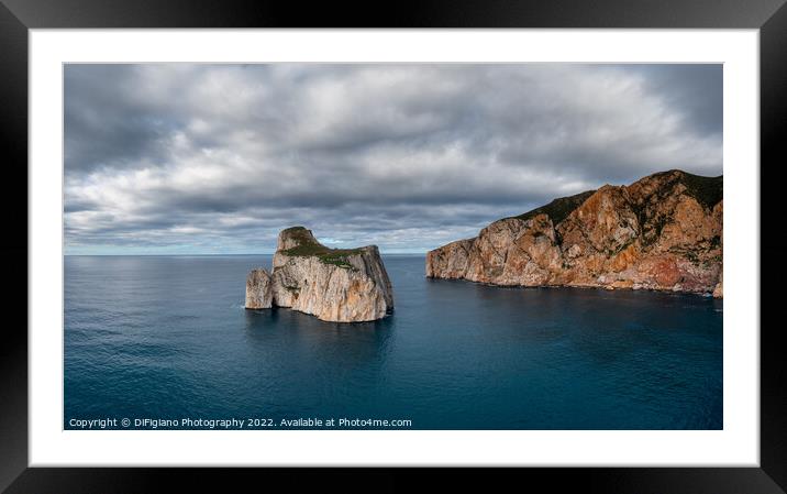 The Shores of Porto Flavia Framed Mounted Print by DiFigiano Photography